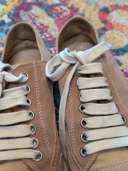 Ann Demeulemeester blush suede sneakers 37 - Picture 6 of 10